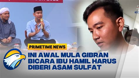 Awal Mula Viral Asam Sulfat Gara Gara Gibran Salah Ucap Berujung Minta