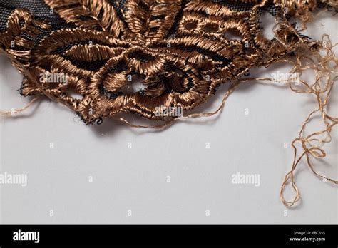 Torn Black Gold Lace Fabric Hi Res Stock Photography And Images Alamy