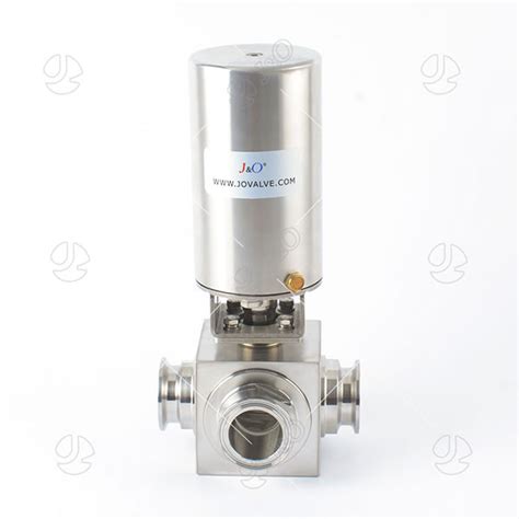 Sanitary Stainless Steel Pneumatic Way Ball Valve China Hygienic