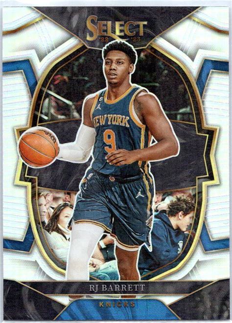 Panini Select Rj Barrett Concourse Silver Prizm Great Ebay