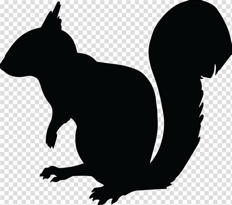 Squirrel Chipmunk Silhouette , animal silhouettes transparent ...