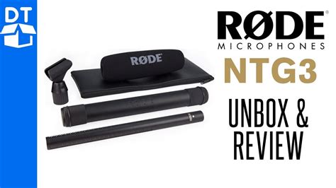 Rode NTG3 Unboxing Review Rode Shotgun Mic Demonstration 2019