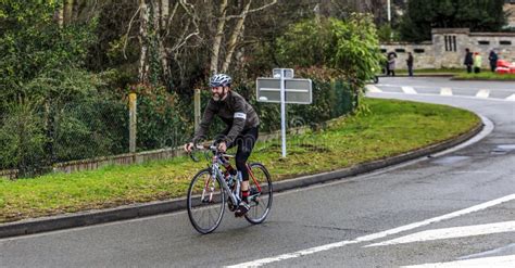 Amateur Cyclist Paris Nice 2019 Editorial Photo Image Of Cycling