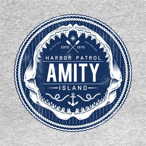 Amity Island Harbor Patrol Jaws Long Sleeve T Shirt TeePublic