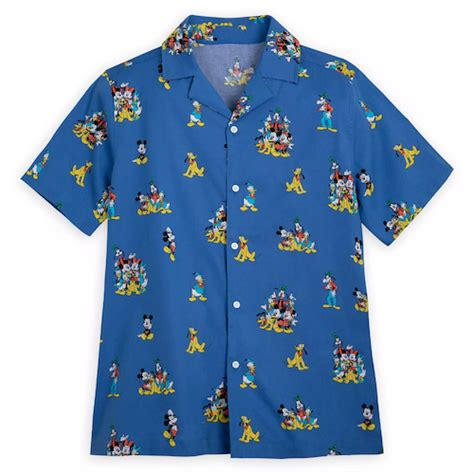 ShopDisney Adds Mickey Mouse And Friends Woven Shirt For Adults