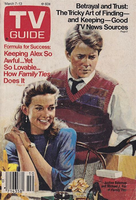 RetroNewsNow On Twitter TV Guide Cover March 7 13 1987 Justine