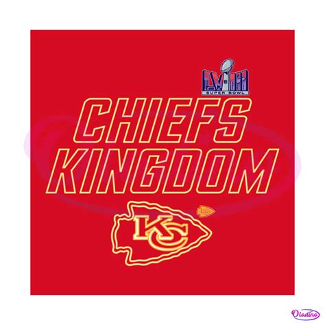 Chiefs Kingdom Logo Super Bowl LVIII SVG