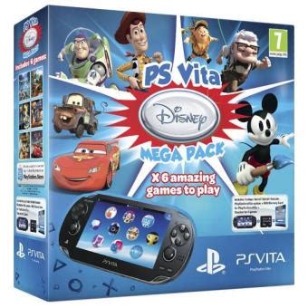 Sony Playstation Vita Wi Fi Mega Pack Disney Cart O Gb Consola