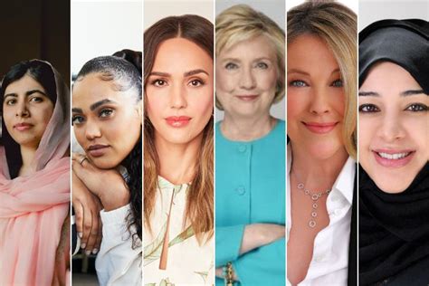 Hillary Clinton Malala Yousafzai Jessica Alba And More Confirmed For