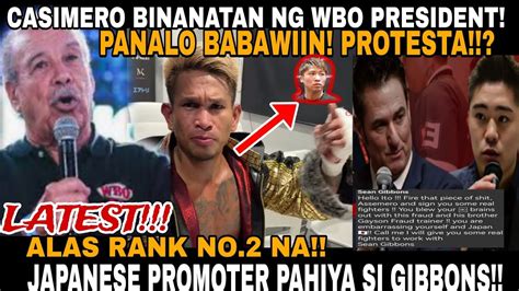 Omg Casimero Latest Wbo Bumanat Kay Alas Panalo Babawiin Protesta