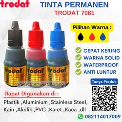 Jual Tinta Stempel Permanent Premium Tahan Air Trodat 7081