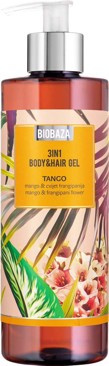 Biobaza Tango U Gel Za Tu Iranje Mango Cvet Frangipanija Ml