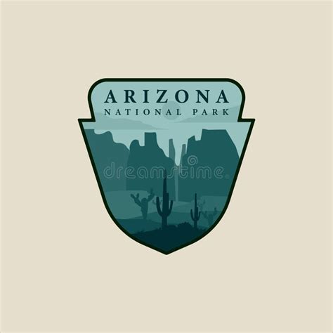 Arizona Emblem Logo Vector Illustration Template Graphic Design Sign