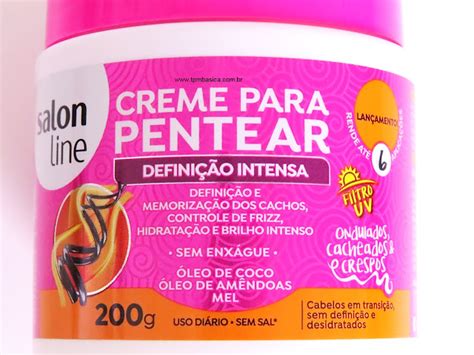 TPM Básica Creme Para Pentear Definição Intensa da Salon Line