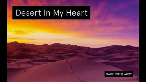 Desert In My Heart Original Song Youtube