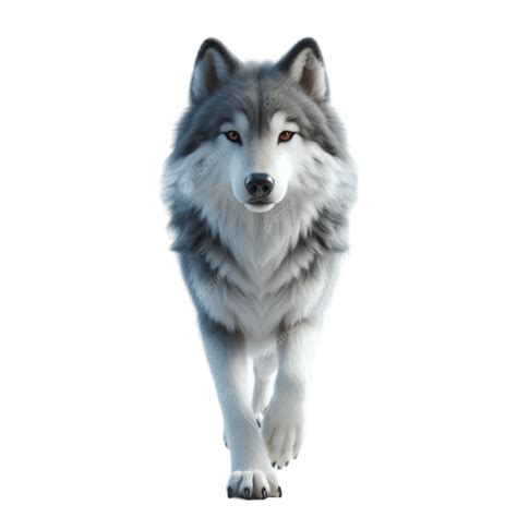 Wolf Drawing Illustration On A White Background Wolf Drawing On A