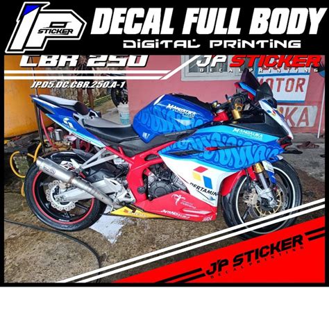 Jual Decal Sticker CBR 250 RR Full Body Sticker Ful Body CBR 250 RR