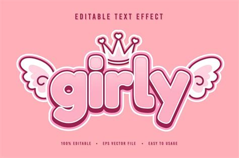 Premium Vector Decorative Girly Font And Alphabet Vector