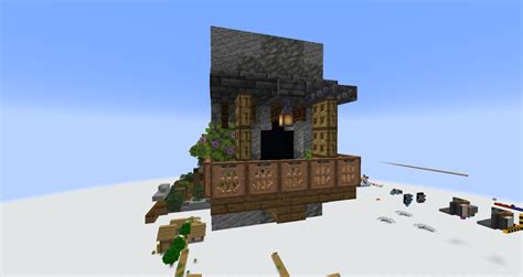 A Balcony Design Detailcraft Minecraft Blocks Minecraft Designs Balcony Design Cabin