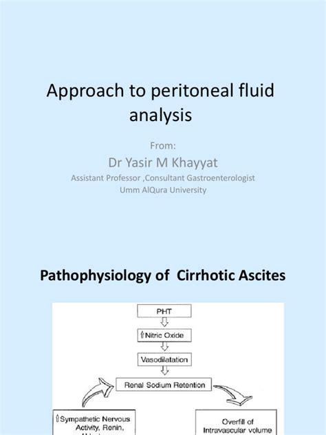 Approach To Peritoneal Fluid Analysis | PDF | Cirrhosis | Gastroenterology