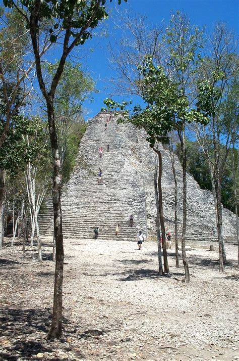 The Majestic Pyramid of Coba, Mexico