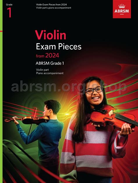 Violin Exam Pieces From 2024 ABRSM Grade 1 Violin Part Piano