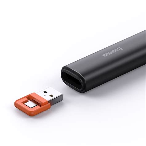 Baseus Orange Dot Wireless Presenter Youth Executive Ample