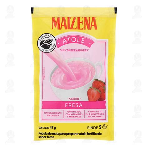 Atole Maizena Sabor Fresa Gr