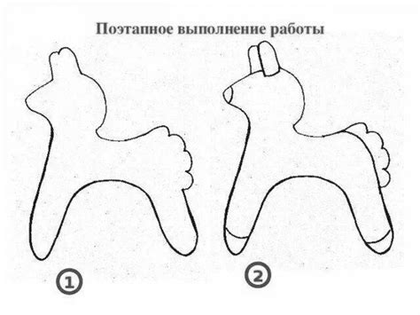 Дымковская лошадка шаблон (Много фото) - drawpics.ru