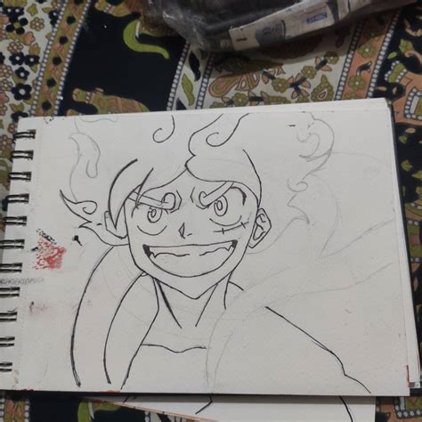 Luffy gear 5 process! by shivanshart on DeviantArt