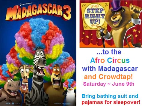 Phinger Food: Madagascar 3 Circus Circle’s Most Wanted Party