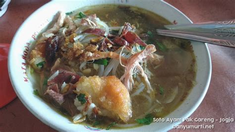 Kuliner Jogja - Soto Ayam Pak Gareng