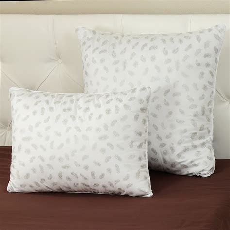 Подушка 50 х 70 см, Лебяжий искусственный пух, смесовой тик, кант, в ...