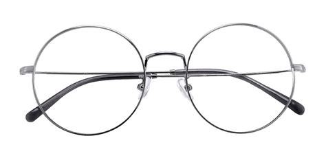 Sawyer Round Eyeglasses Frame Silver Mens Eyeglasses Payne Glasses Round Prescription