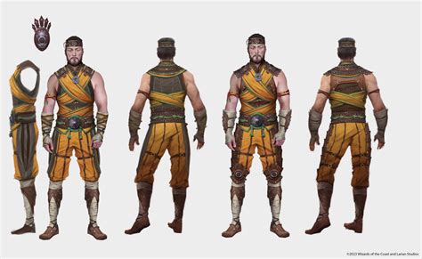 ArtStation - Monk armor for Baldur's Gate 3 in 2023 | Armor concept ...