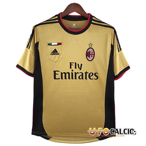 Numeri Maglie Calcio AC Milan Retro Terza 2013 2014 Poco Prezzo