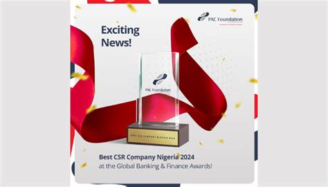 Pac Foundation Wins Prestigious Global Banking Finance Award For