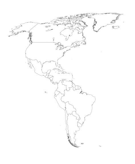 Mapa Politico Mudo De America Mapa Hot Sex Picture