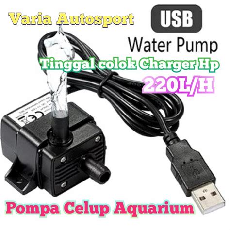 Jual POMPA AIR CELUP USB M1 MINI BRUSHLESS 5V SUBMERSIBLE PUMP Shopee