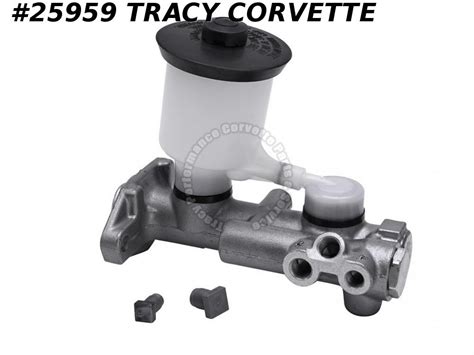 1986 1987 Corvette Reproduction Dual Master Cylinder With Reservoir