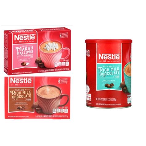 Nestle Mini Marshmallows Fat Free Rich Milk Chocolate G Rich Milk Chocolate Hot Cocoa Mix