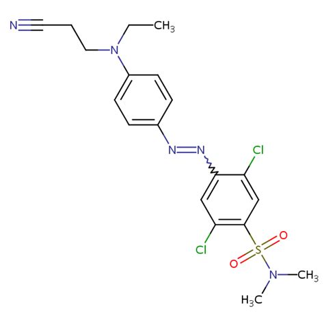 Benzenesulfonamide Dichloro Cyanoethyl Ethylamino Phenyl