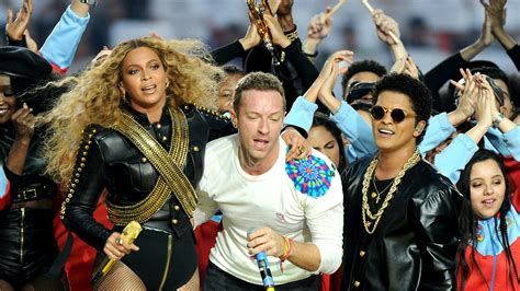 The Super Bowl 50 Halftime Show With Beyonce Bruno Mars And Coldplay