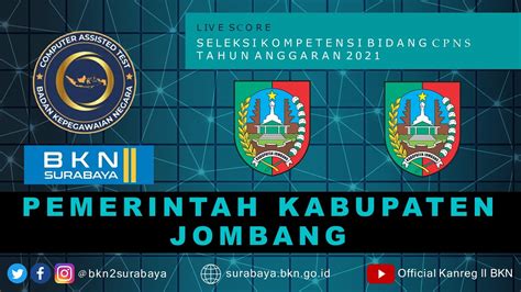 Live Score Skb Cpns Pemerintah Kabupaten Jombang Sesi Tgl