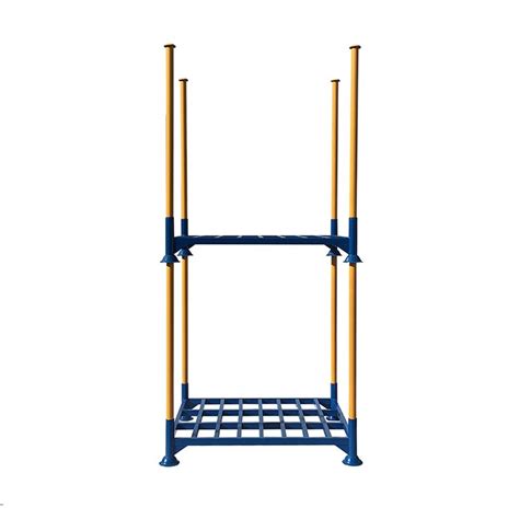 Anti Corrosion Stacking Rack Pallet Steel Detachable Storage Stacking