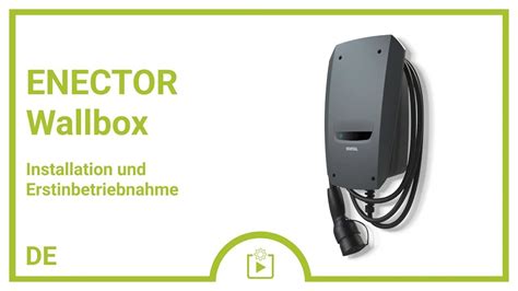 Kostal Wallbox Enector Installations Und Erstinbetriebnahme Tutorial