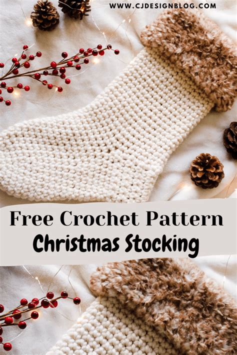 How To Crochet A Christmas Stocking For Beginners Artofit