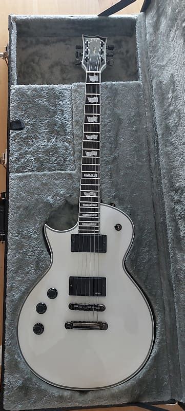 ESP Japan Eclipse II Left Handed 2012 Snow White Reverb