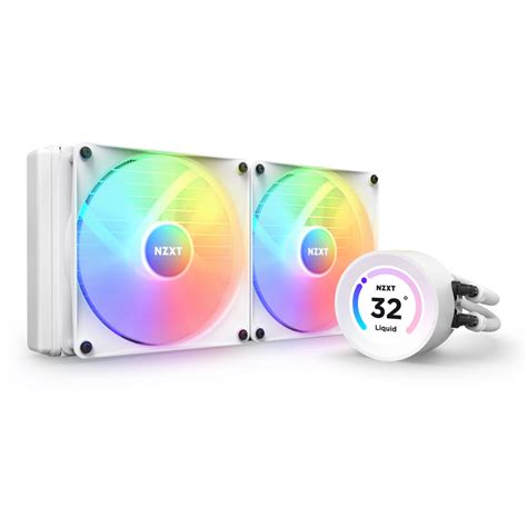 NZXT 280mm Kraken Elite RGB All In One Liquid CPU RL KR28E W1