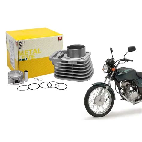 Kit Cilindro Pist O E Aneis Metal Leve Mahle Cg Titan Cargo Fan